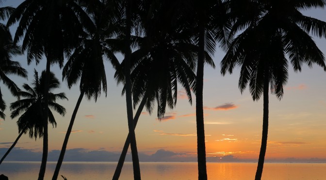 Couchers de soleil sur Aitukaki